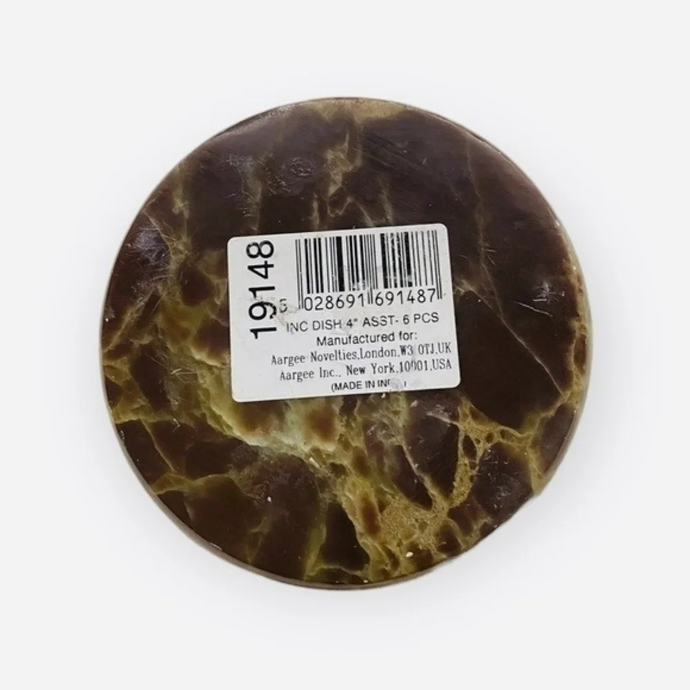 Marble Smoked Sticks Holder Star 3D Figurine Tray India 4